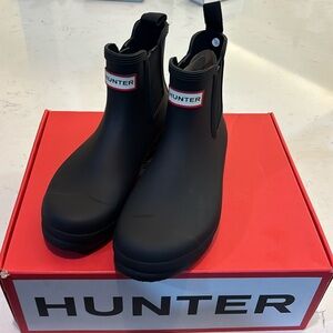Genuine Hunter Original Chelsea Women's Waterproof Rain Boots Black New Size 9